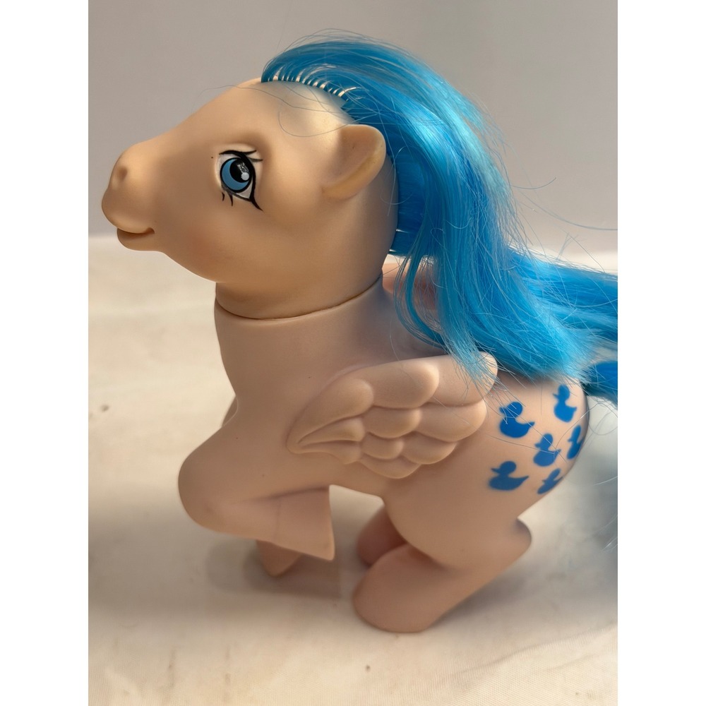 Vintage My Little Pony G1 Sprinkles Pegasus Peach Blue Hair 1984 Hasbro